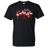 Christmas Flamingos Tee