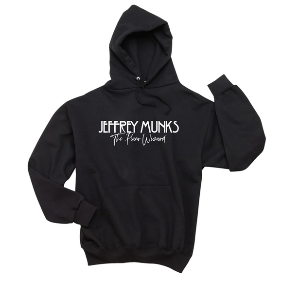 Jeffrey Munks The Piano Wizard Logo Hoodie