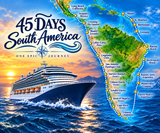 South America 45 Day on Firenze 20 oz Skinny Tumbler