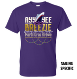 Ayy-Yee Breezie Mardi Gras Group Cruise Shirt