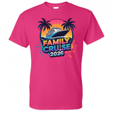 Family Cruise Shirt with Cruise Ship and Palm Trees