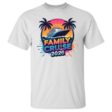 Family Cruise Shirt with Cruise Ship and Palm Trees