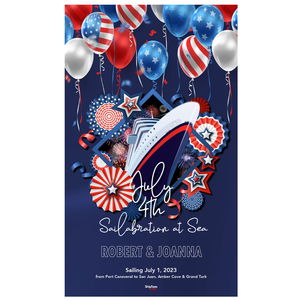 July 4th 18x30 Glossy Door Poster