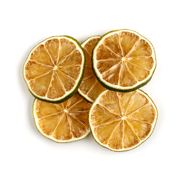 Small Batch Dehydrated Lime Garnish, 3oz (30+ Slices)