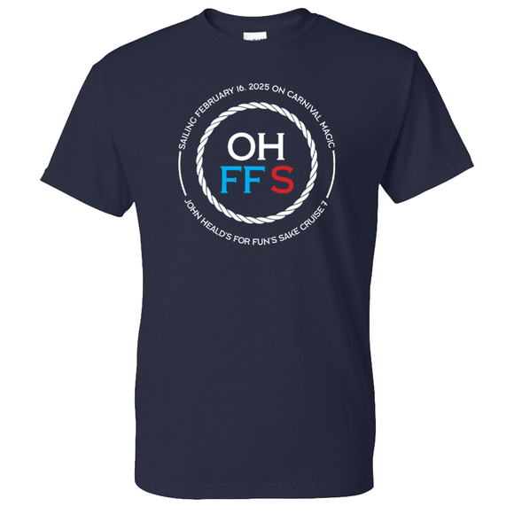 John Heald's Oh For Fun's Sake Logo Tee