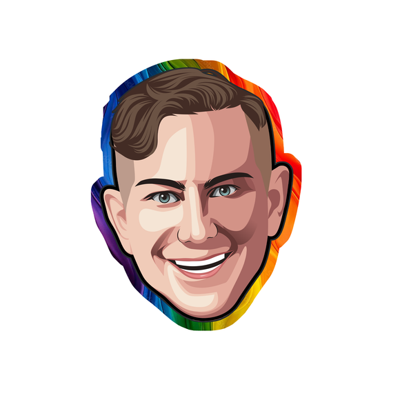 TODD on the M.I.C. Face Sticker