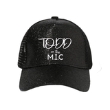 TODD on the M.I.C Glitter Pony Tail Trucker Hat