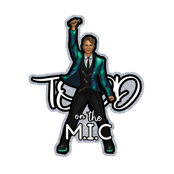 TODD on the M.I.C. Glitter Sticker