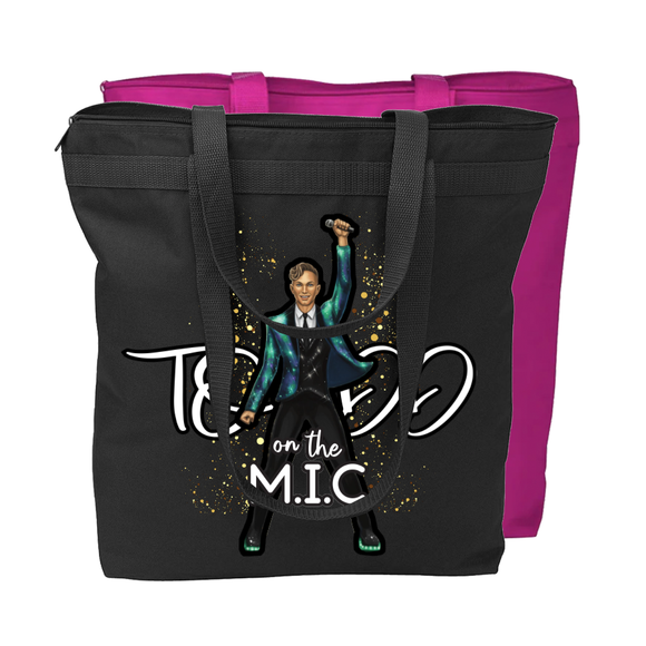 TODD on the M.I.C Tee Zippered Tote
