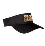 Ayy-Yee Breezie Mardi Gras Puffed Embroidered Vizor