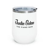 Justin Golan The Piano Man 12oz Insulated Wine Tumbler