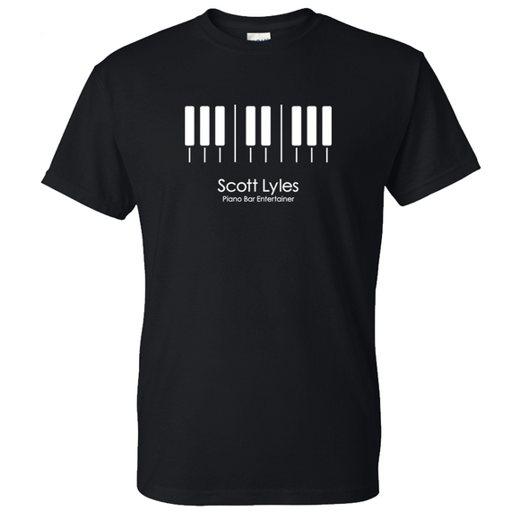 Scott Lyles Music Piano Keys Tee