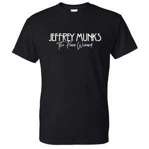 Jeffrey Munks The Piano Wizard Logo Tee