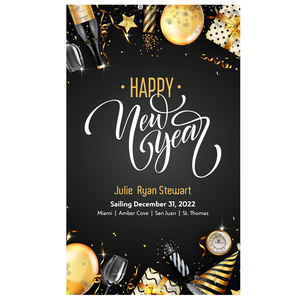 New Years Eve Script 18x30 Glossy Door Poster